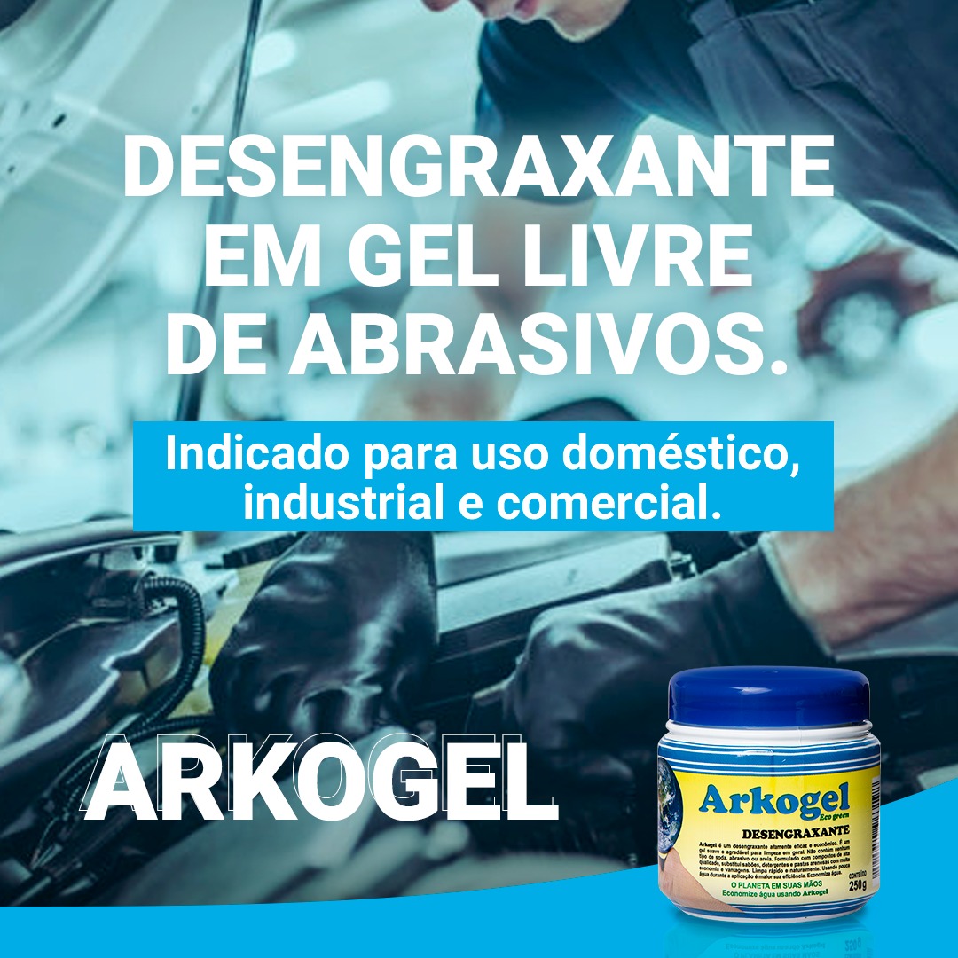 Sujou sua blusa preferida de graxa? Arkogel remove para você!